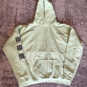 Mint Green Graphic Hoodie